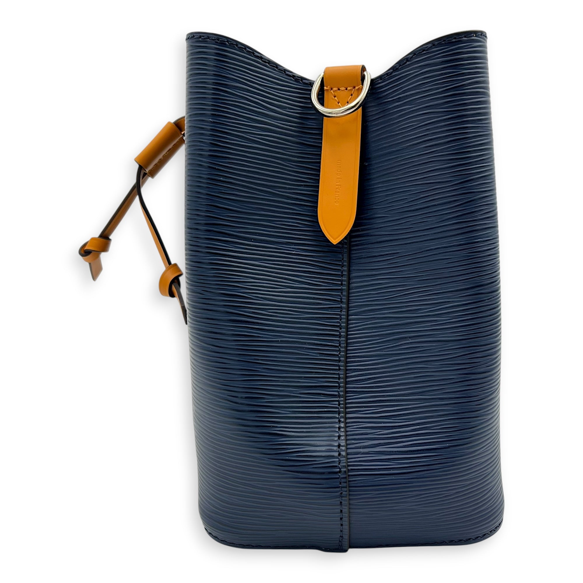 NeoNoe BB Blue Bucket Bag in Epi Leather, Silver hardware - Image 5