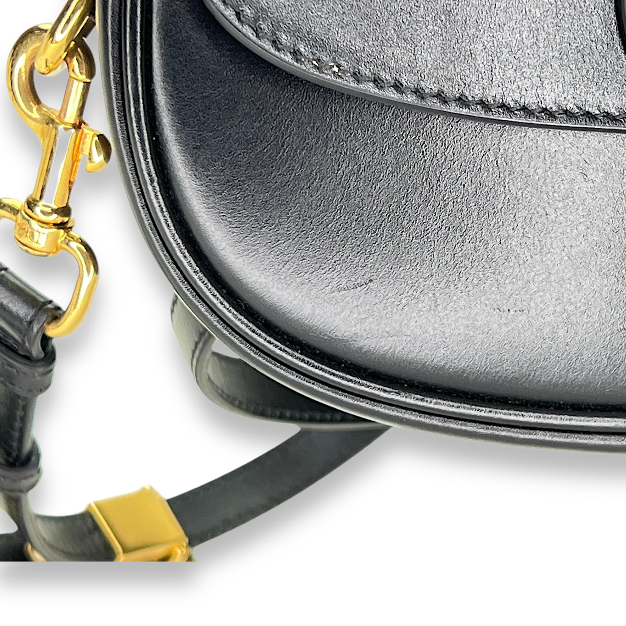 Bobby East West Crossbody bag in Calfskin, Gold Hardware - Image 10