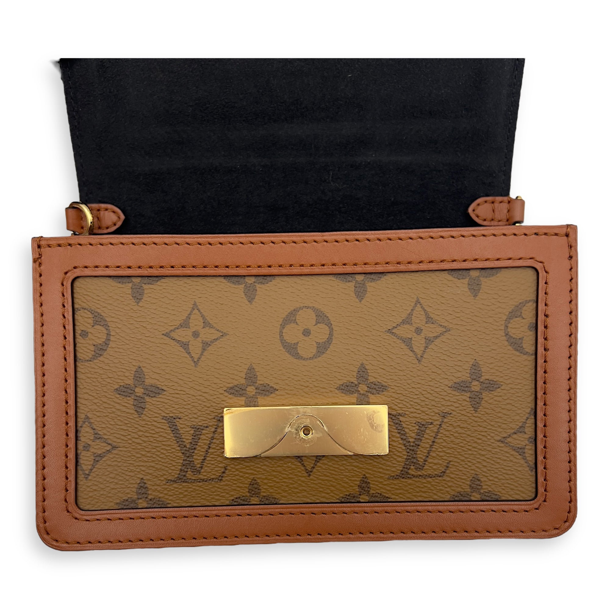 Dauphine Belt Bag Brown in Monogram Coated Canvas, Gold hardware - Image 17