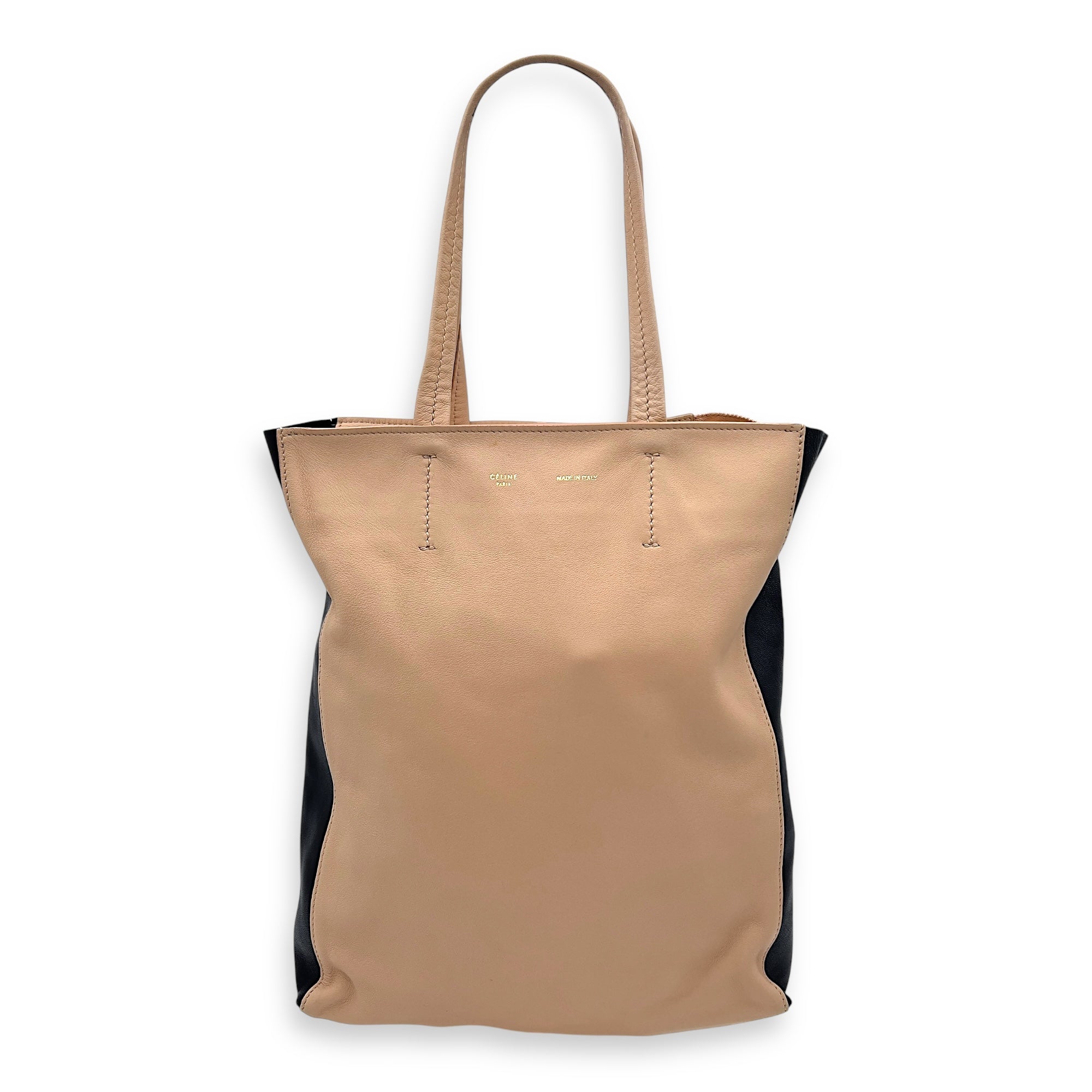 Cabas Tote Bag Beige in Calfskin