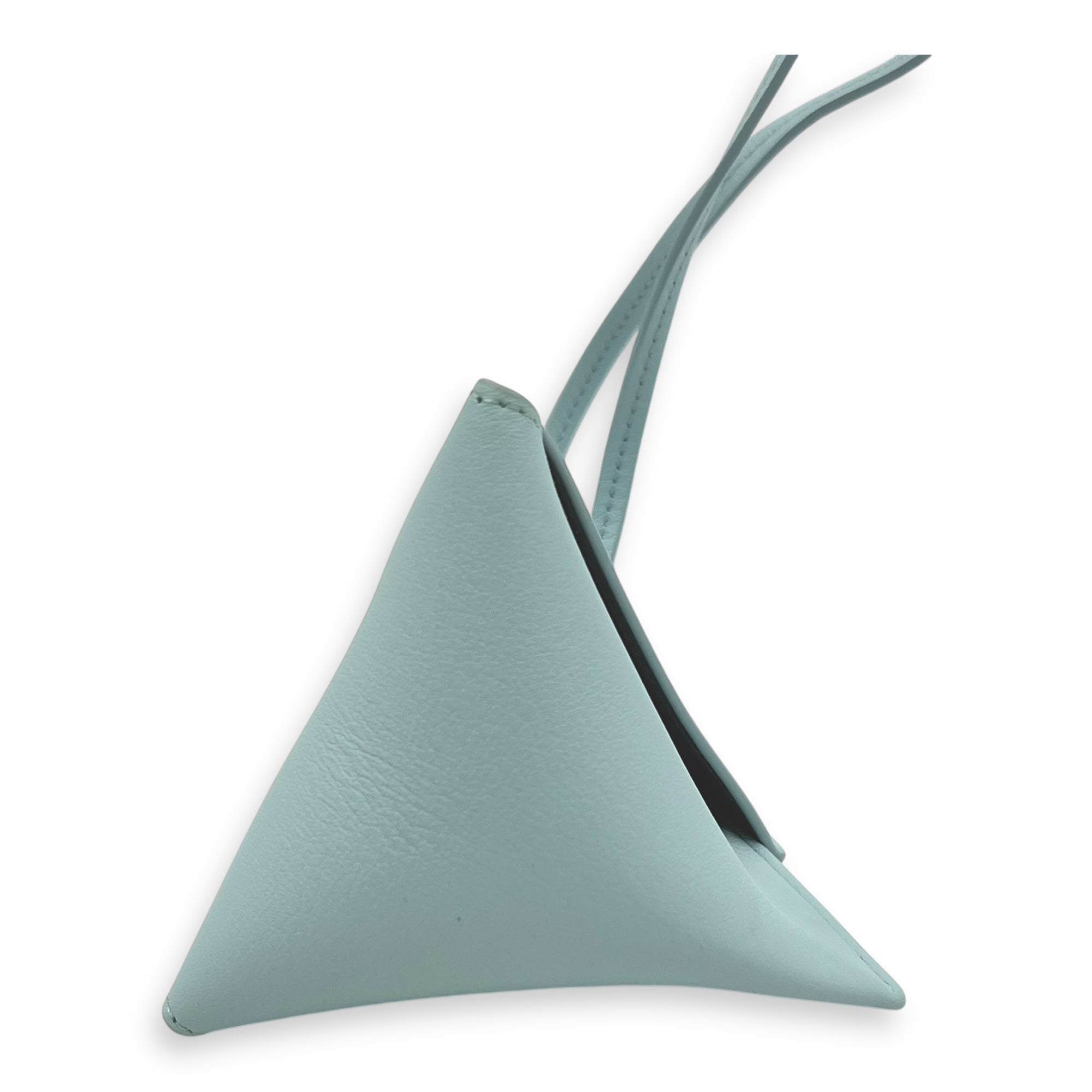 Puzzle Fold Charm Charm Blue in Calfskin - Image 4