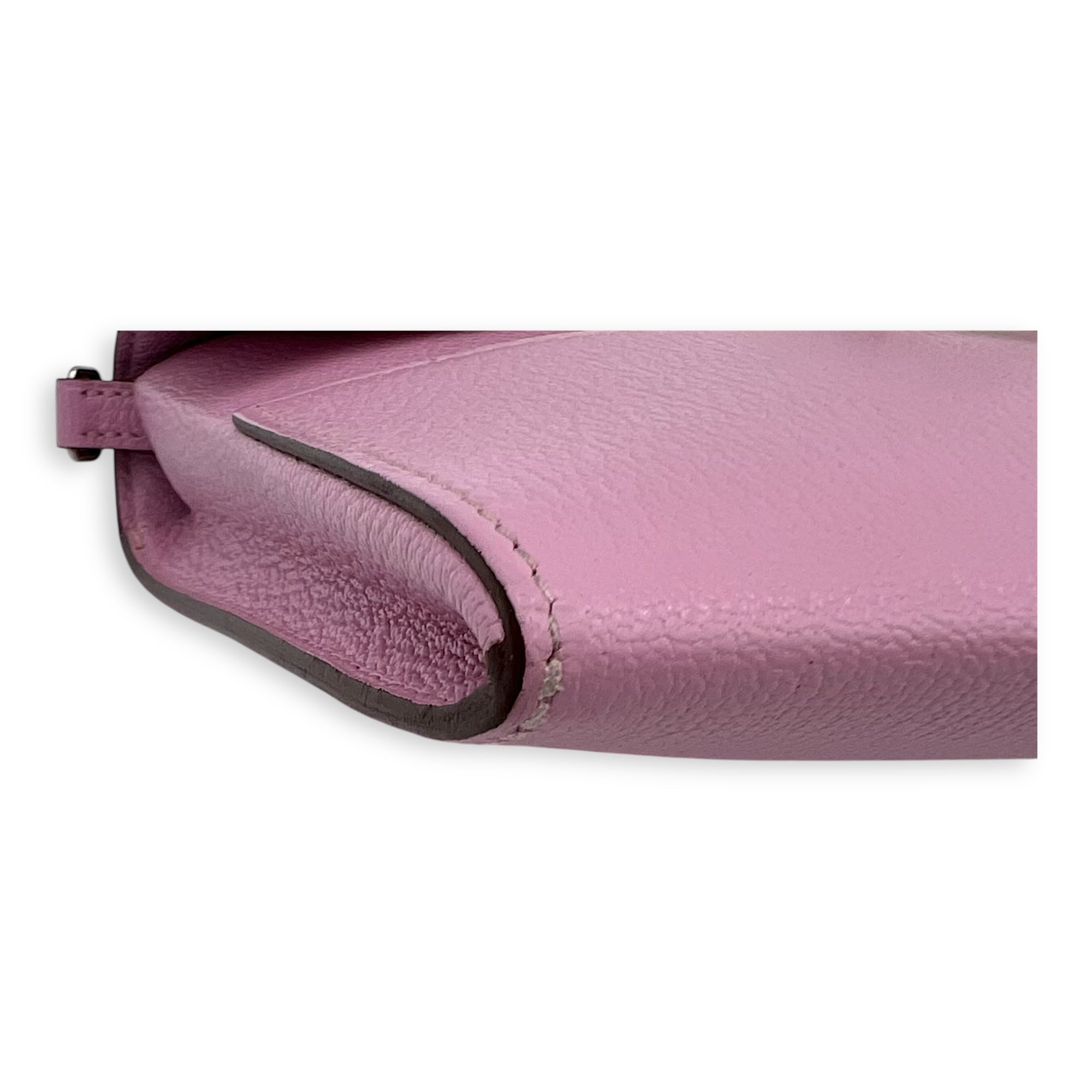Cinhetic To Go Mauve Sylvestre Shoulder Bag in Epsom, Palladium hardware - Image 7