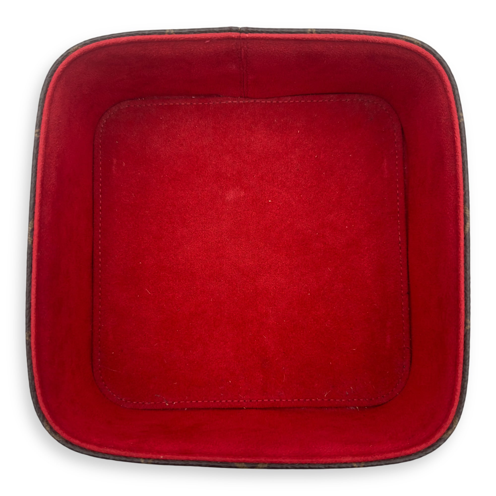 LV Brown Box in Monogram Coated Canvas - Image 10