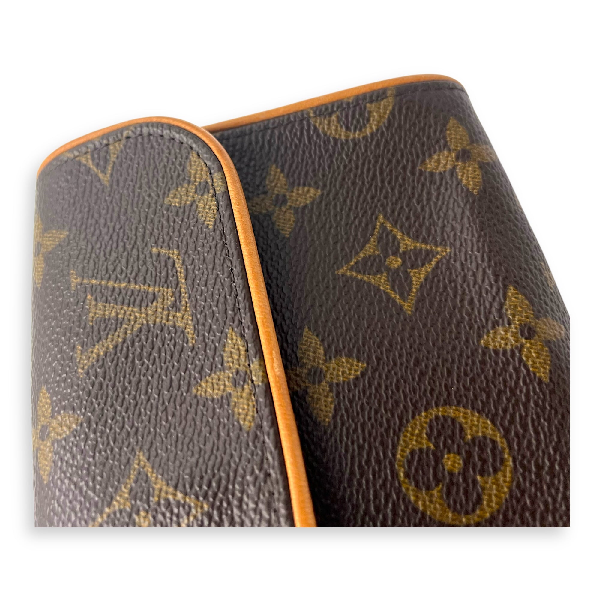 Florentine Belt Bag Brown in Monogram Coated Canvas, Gold hardware - Image 8
