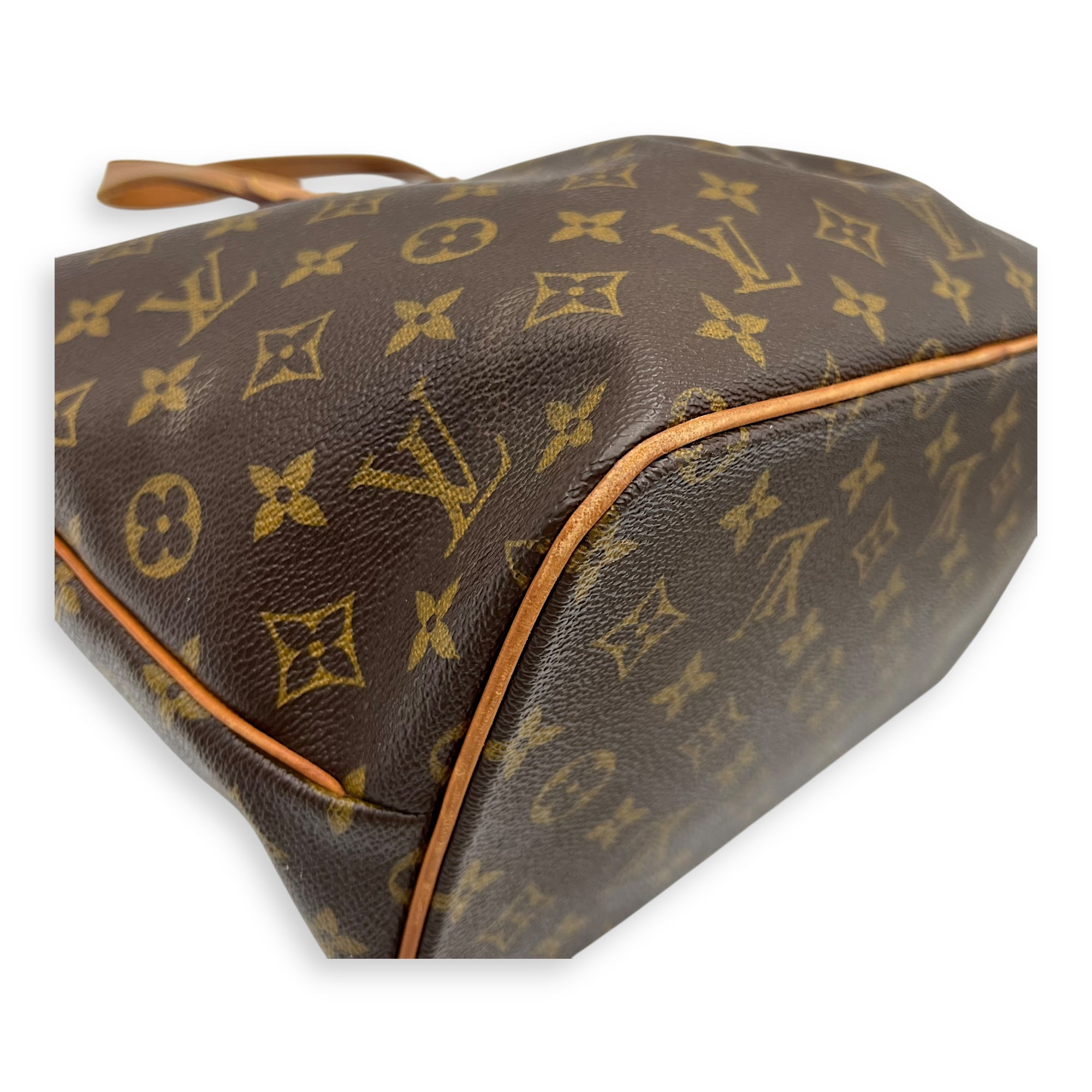 Palermo Top Handle Bag Brown in Monogram Coated Canvas, Gold hardware - Image 11