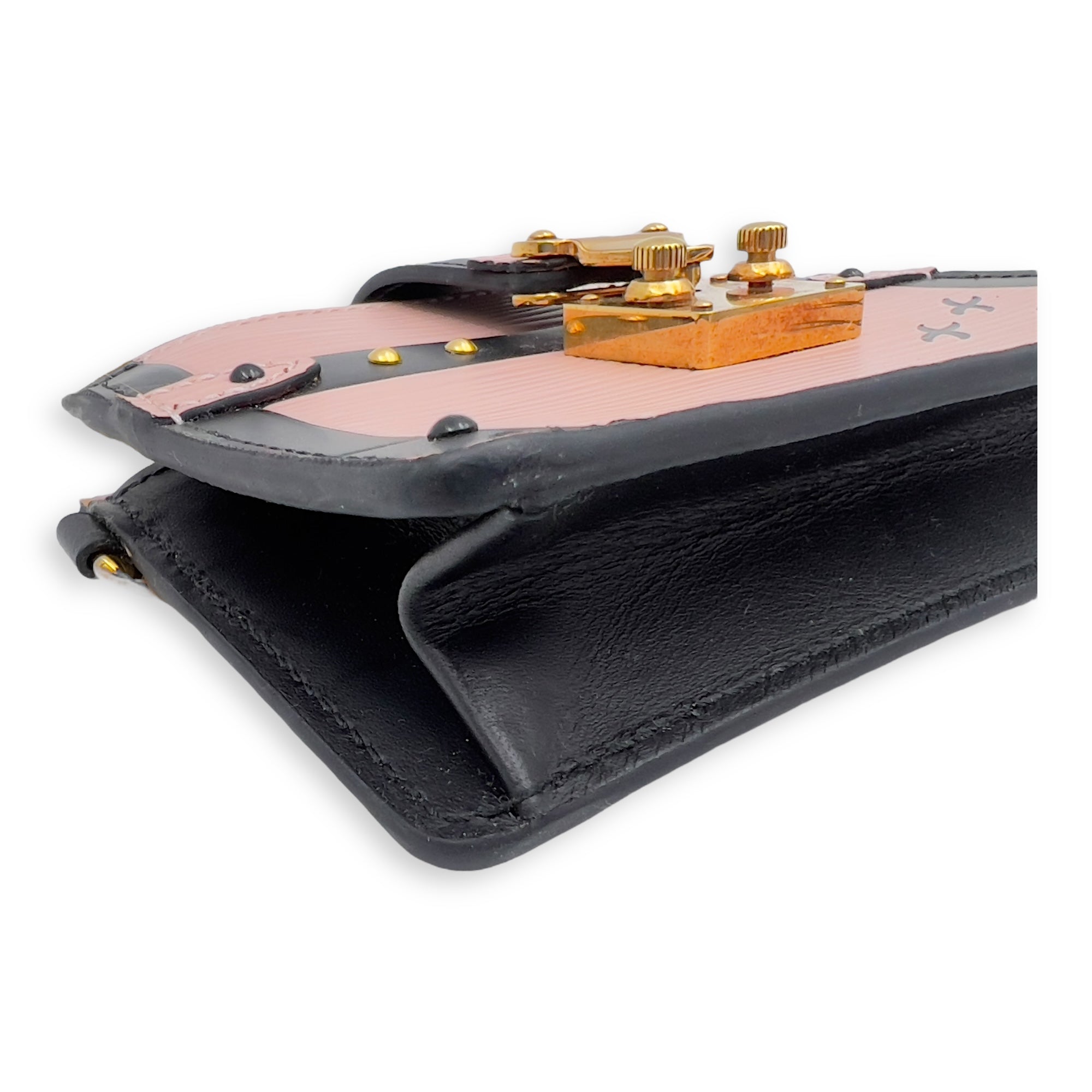 Trunk Card Holder Pink in Epi Leather, Gold hardware - Image 6