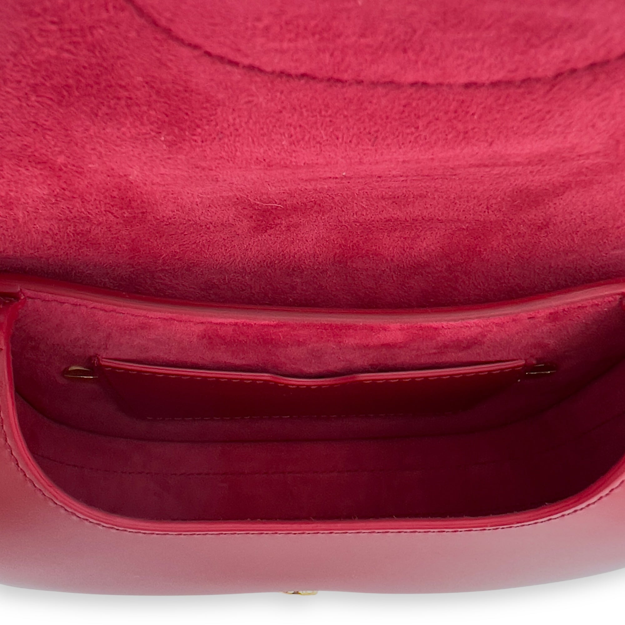 Bobby Small Red Shoulder Bag in Calfskin, Gold hardware - Image 7