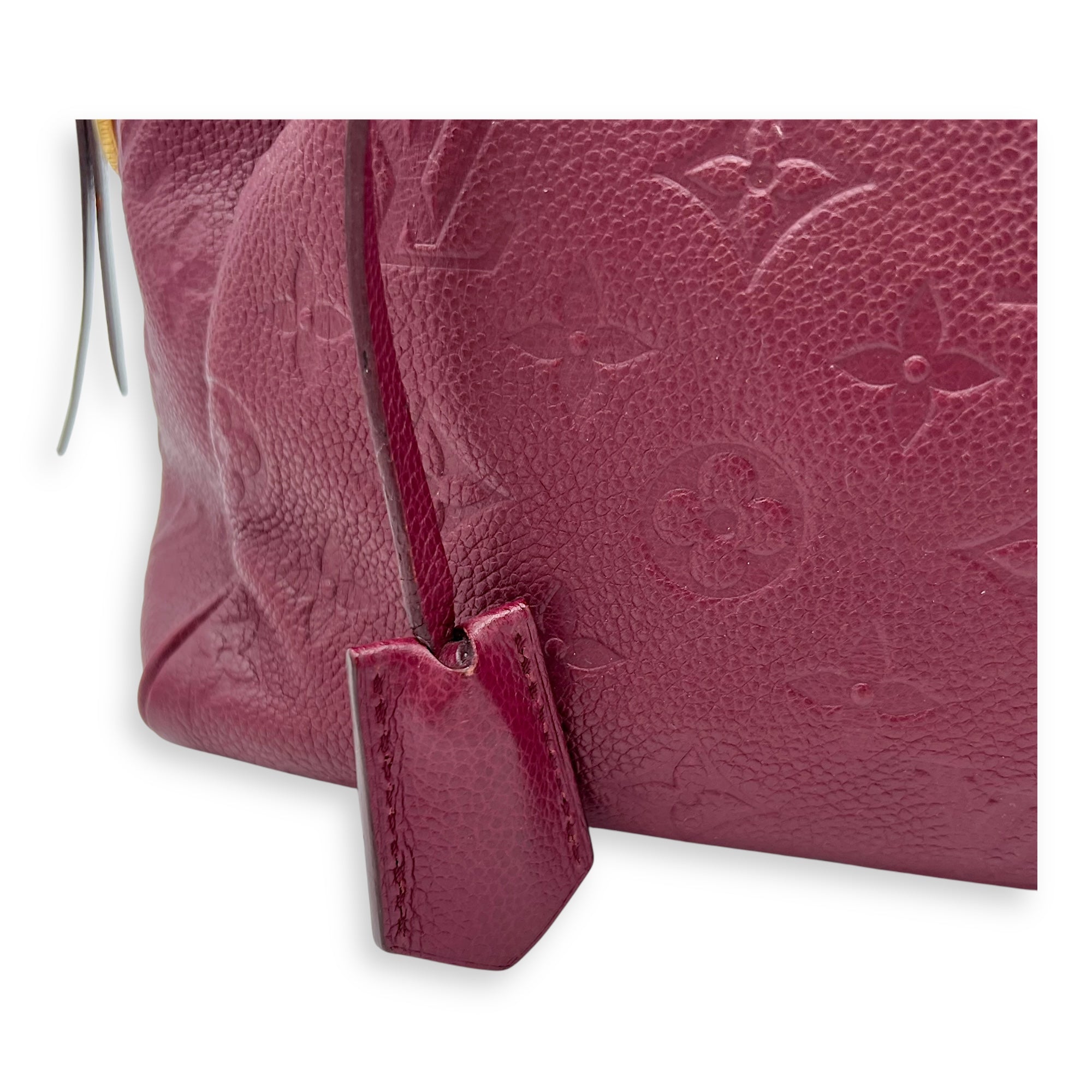 Speedy 25 Purple Top Handle Bag in Empreinte Leather, Gold hardware - Image 9