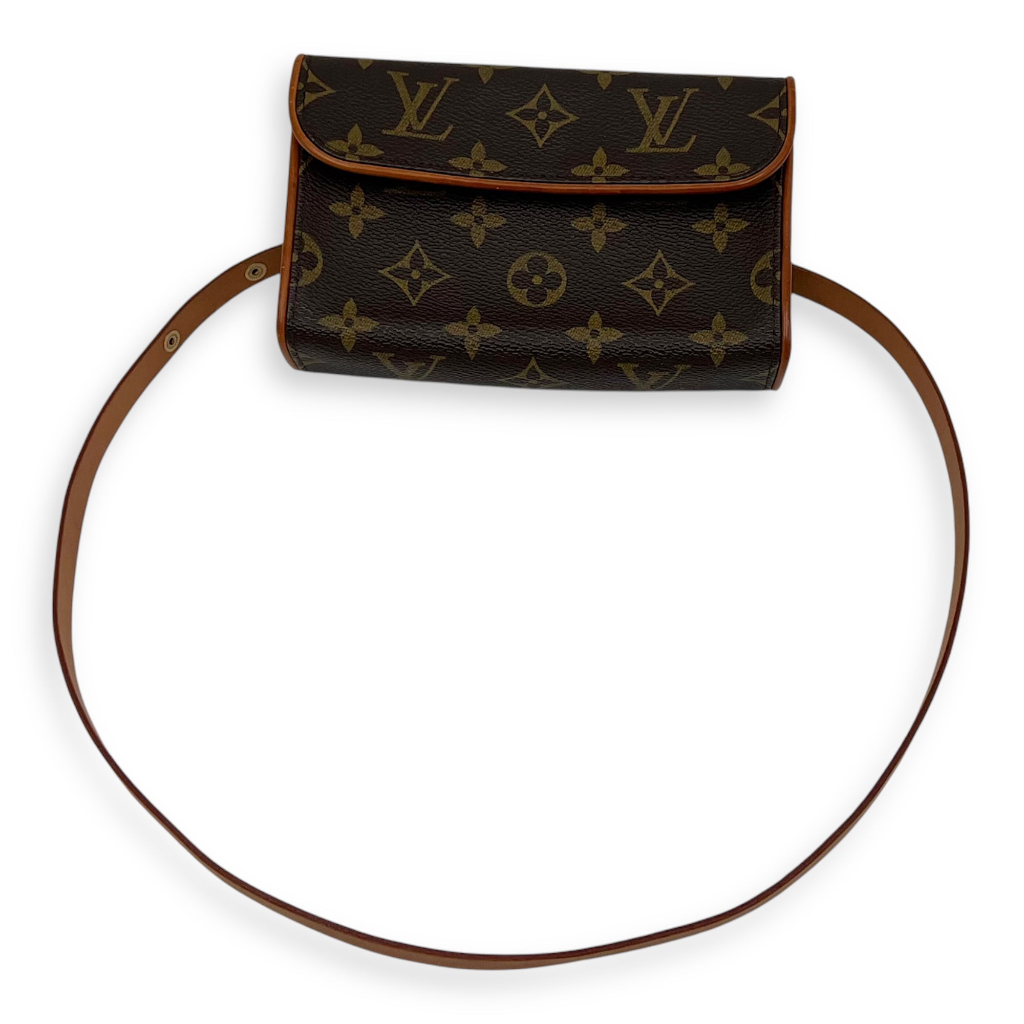 Florentine Belt Bag Brown in Monogram Coated Canvas, Gold hardware - Image 17