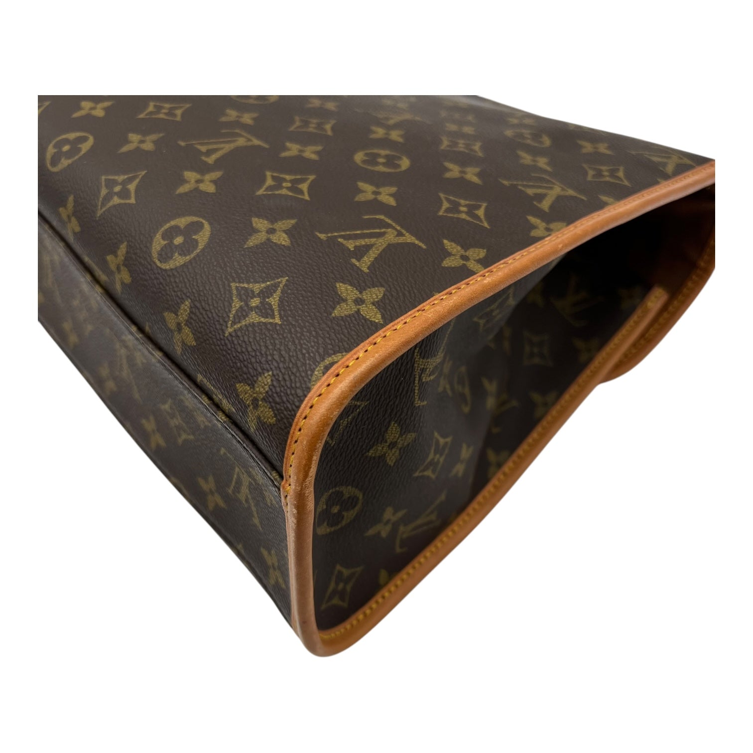 Beverly Top Handle Bag Brown in Monogram Coated Canvas, Gold hardware - Image 14