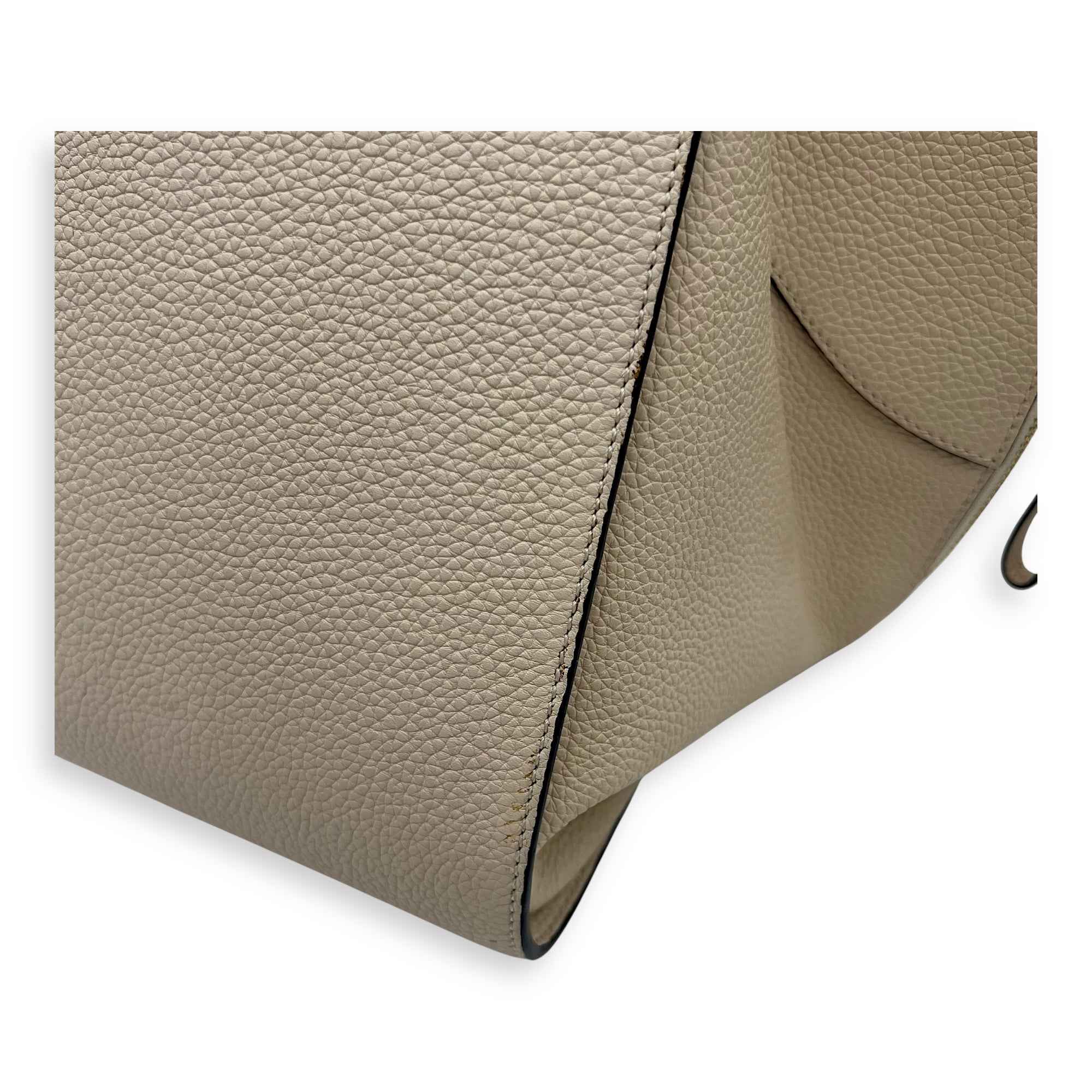 Hammock Small Beige Shoulder Bag in Calfskin, Gold hardware - Image 16